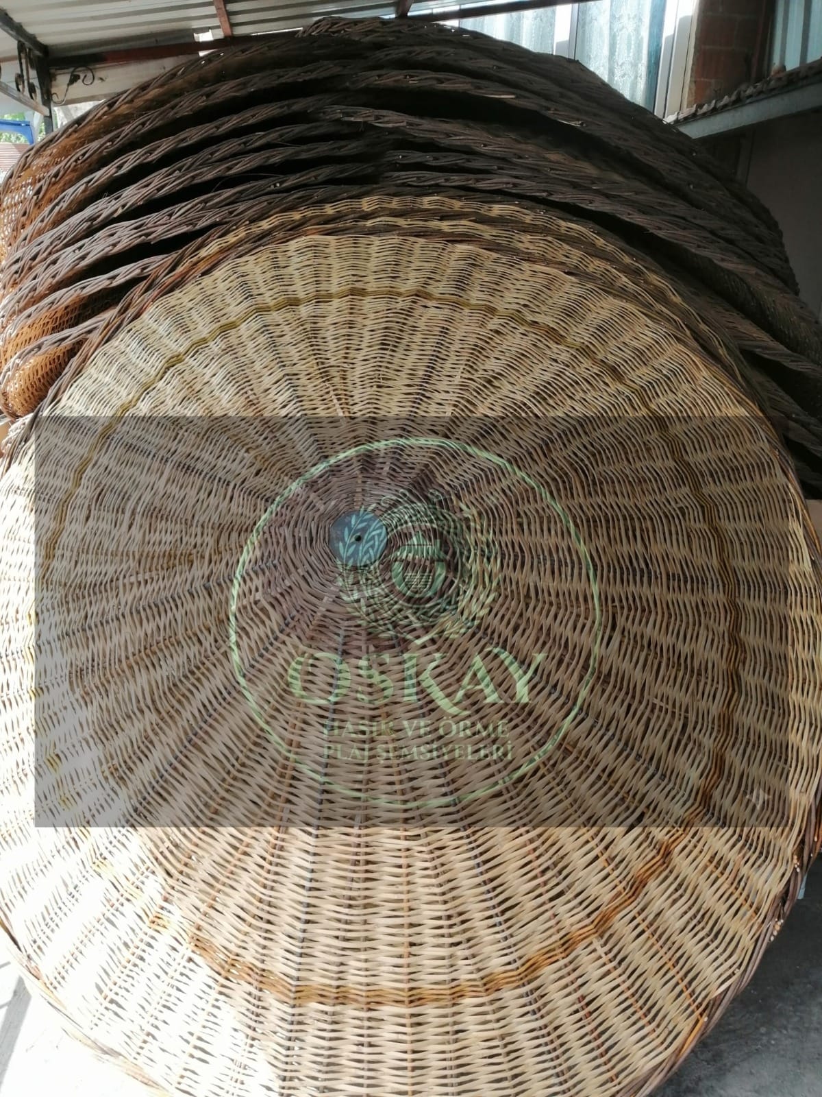 Kargı Örme Plaj Şemsiyesi