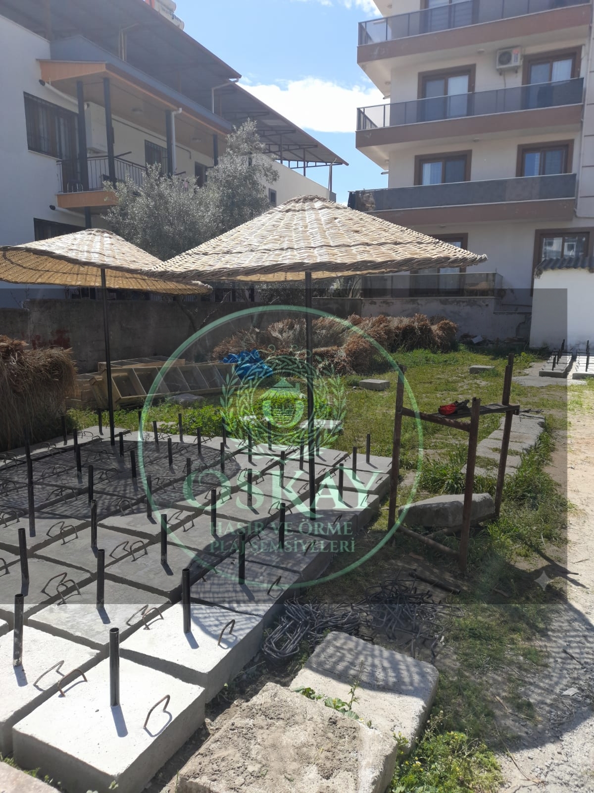 Kargı Örme Plaj Şemsiyesi