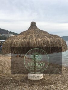 Çin Otu Örme Plaj Şemsiyesi 7