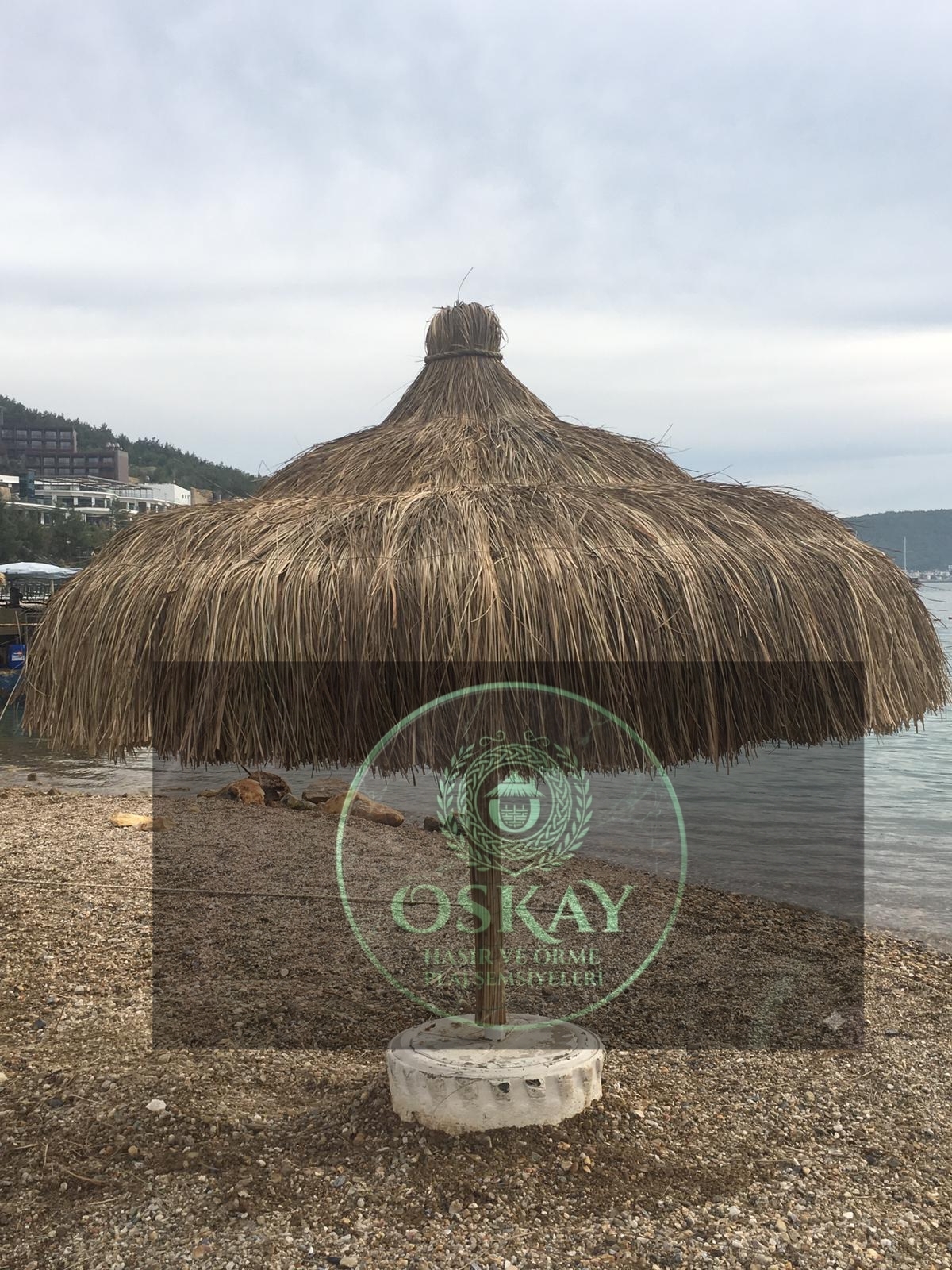 Çin Otu Örme Plaj Şemsiyesi 7